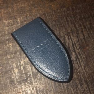 COACH | LEATHER MONEY CLIP | BRAND NEW WITH TAG